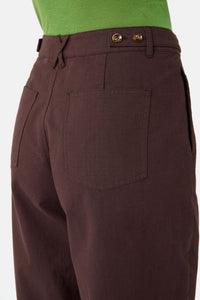 Gorman NZ - Genovese Straight Leg Pant - chocolate