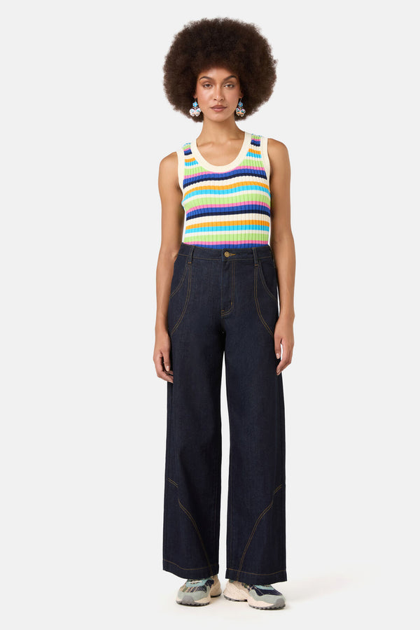 Gorman NZ - Zahra Stitched Jean - indigo