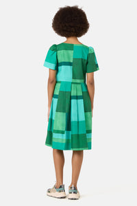Gorman NZ - Petal Patch Check Sadie Dress - print