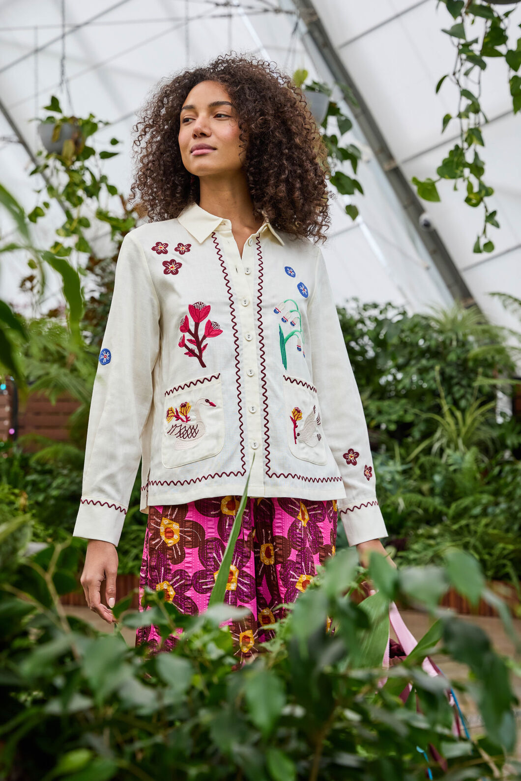 Gorman NZ - Sanctuary Embroidered Shirt - cream