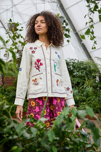 Gorman NZ - Sanctuary Embroidered Shirt - cream