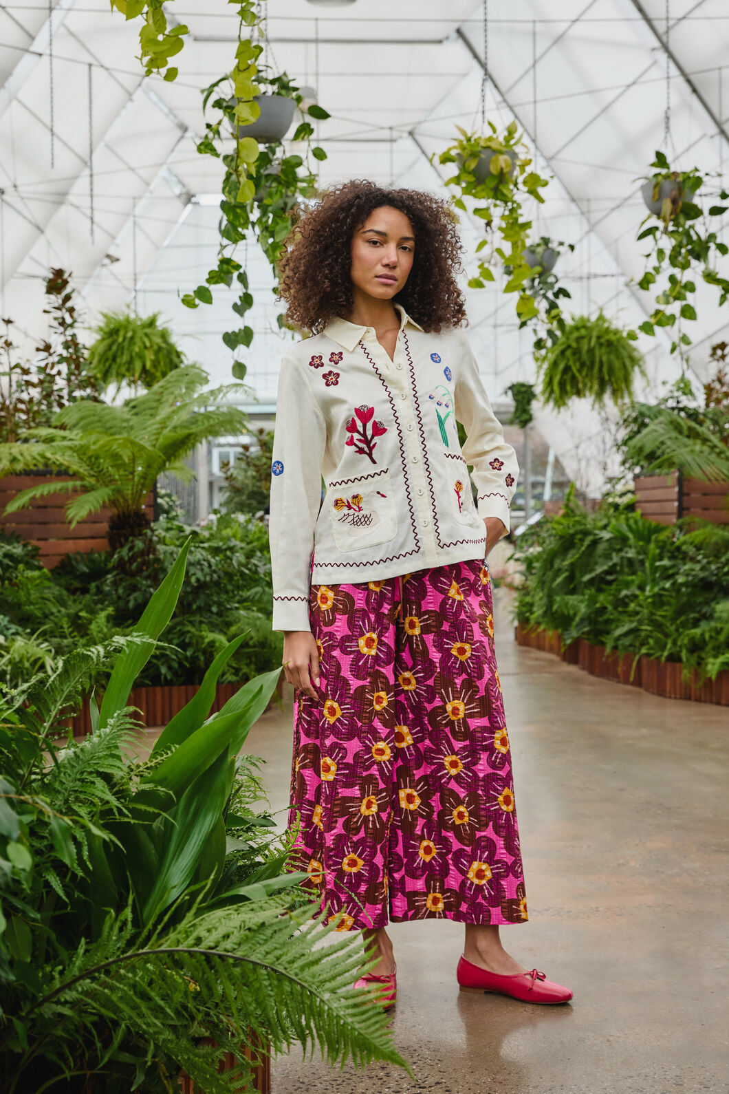 Gorman NZ - Sanctuary Embroidered Shirt - cream