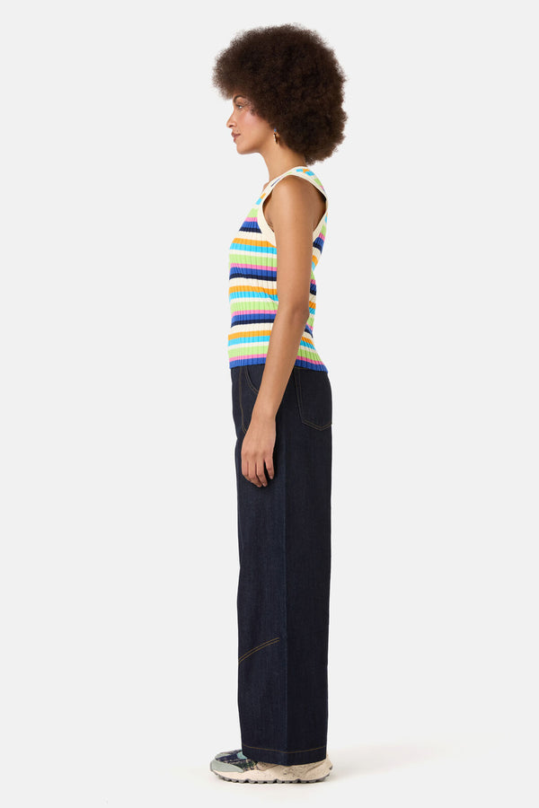 Gorman NZ - Sanctuary Stripe Knit Tank - multi