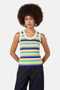 Gorman NZ - Sanctuary Stripe Knit Tank - multi