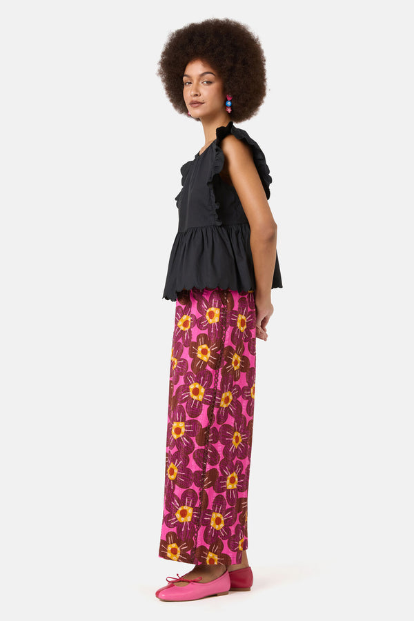 Gorman NZ - Lily Ruffle Top - black