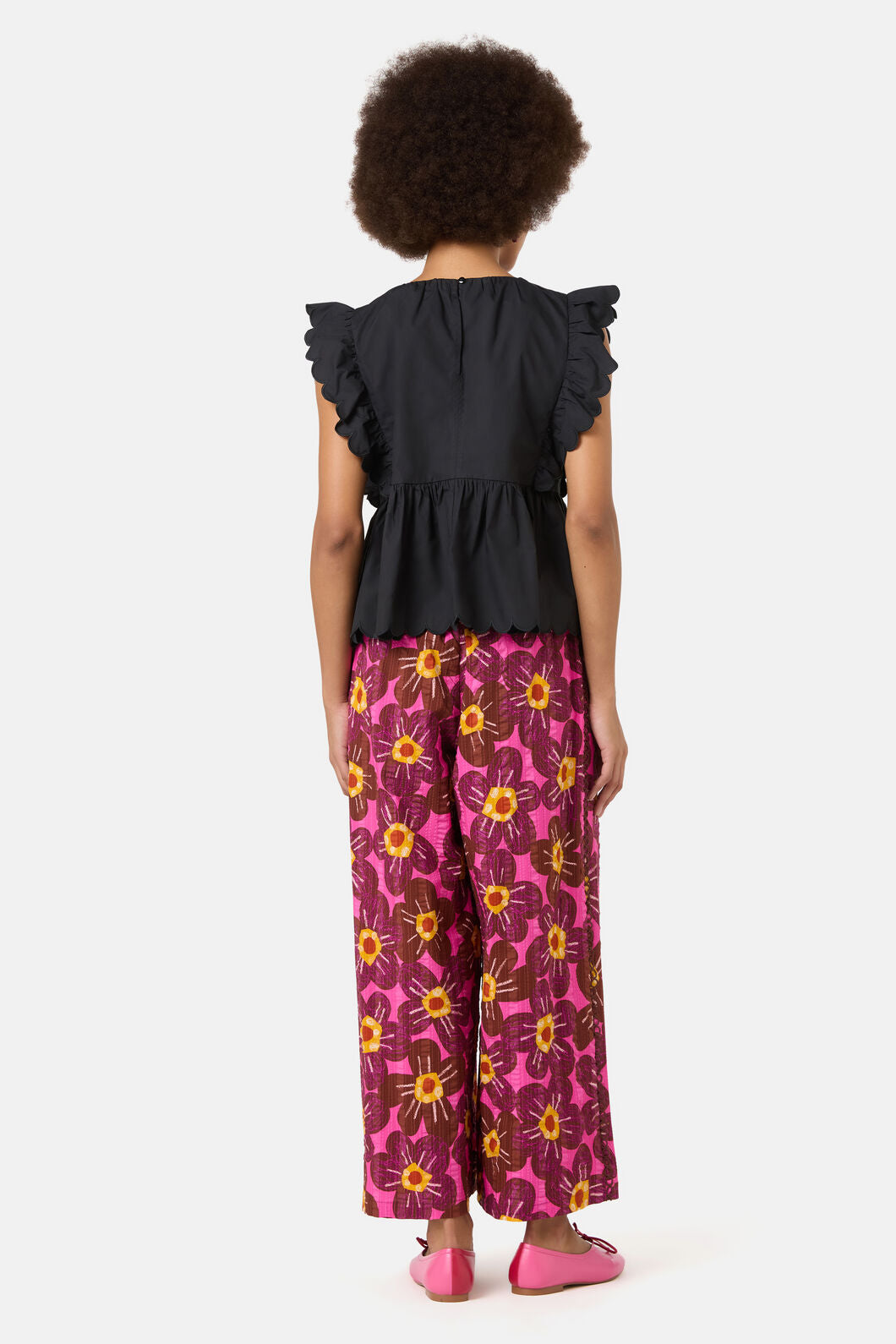 Gorman NZ - Lily Ruffle Top - black