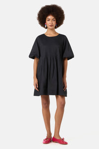Gorman NZ - Willa Organic Smock Dress - black