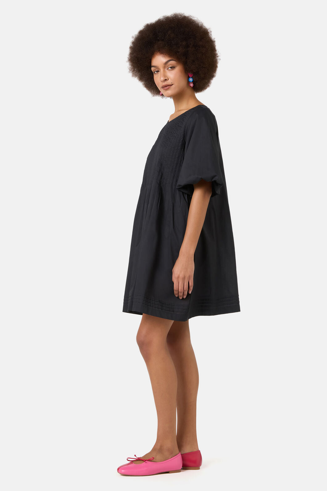 Gorman NZ - Willa Organic Smock Dress - black