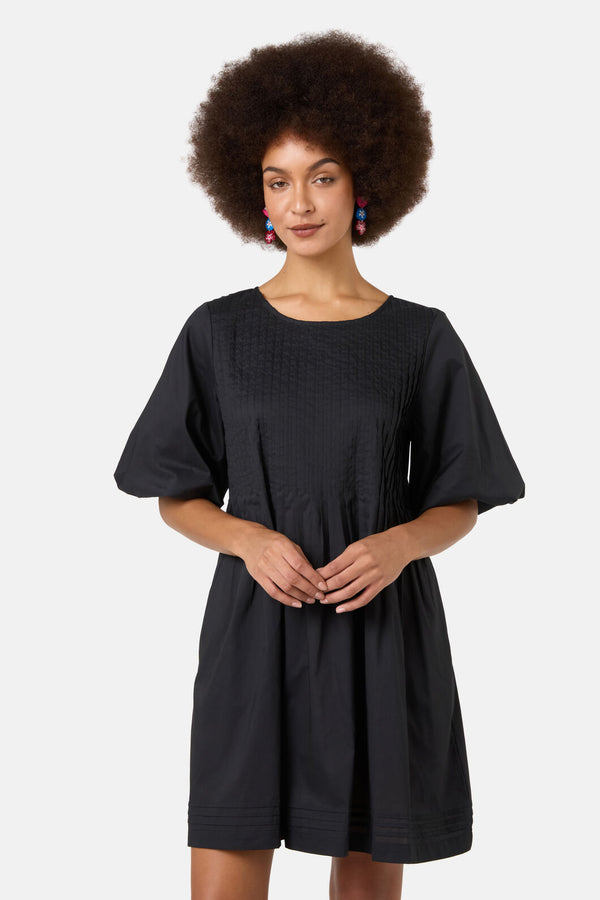 Gorman NZ - Willa Organic Smock Dress - black