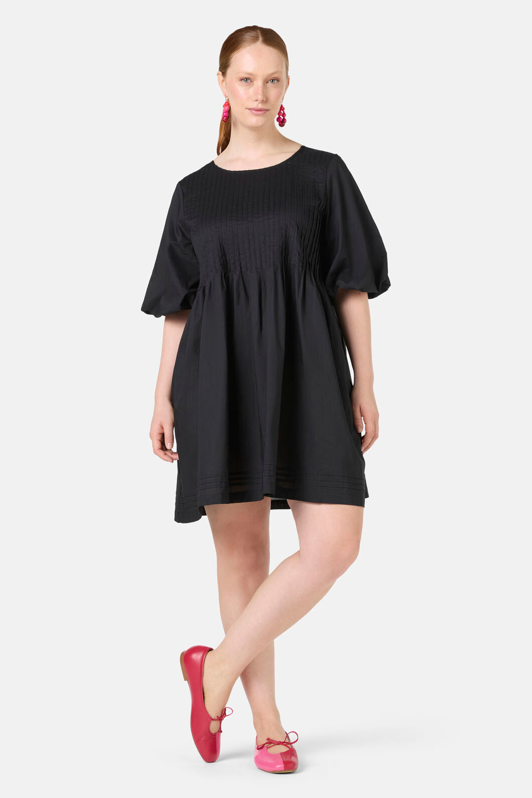 Gorman NZ - Willa Organic Smock Dress - black