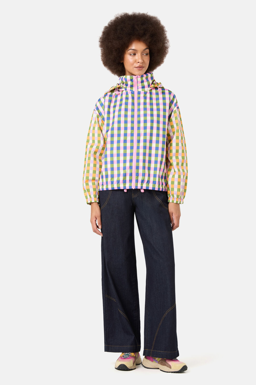 Gorman NZ - Gillian Gingham Spray Jacket - print