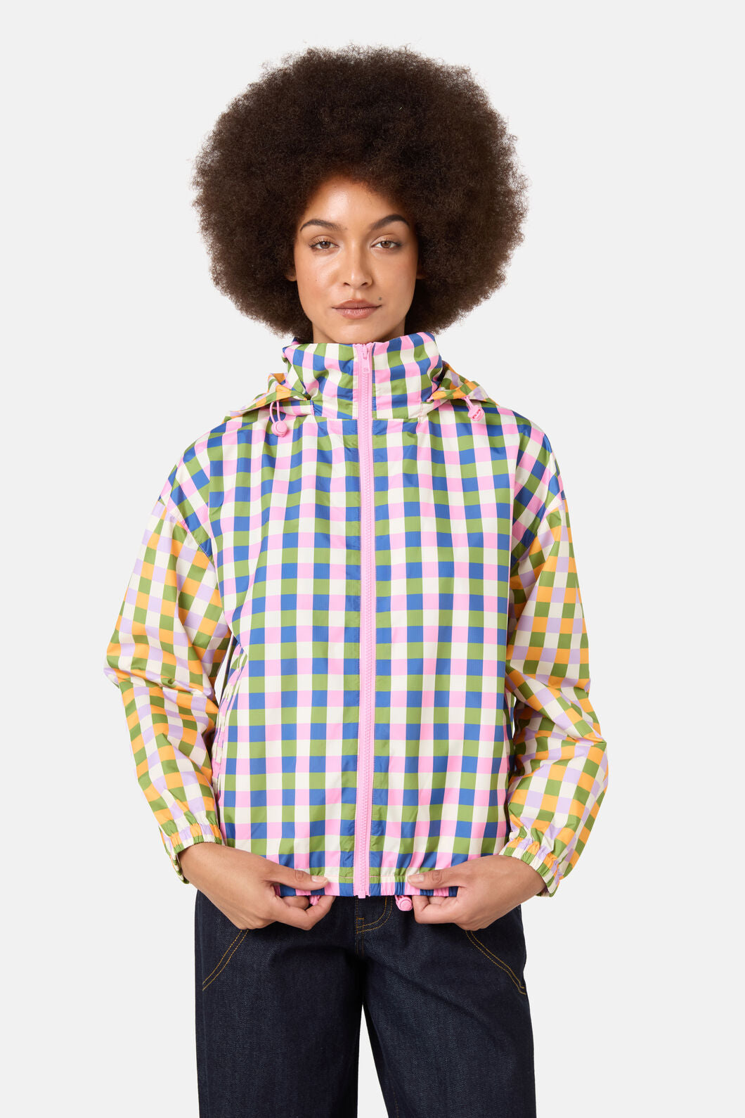 Gorman NZ - Gillian Gingham Spray Jacket - print