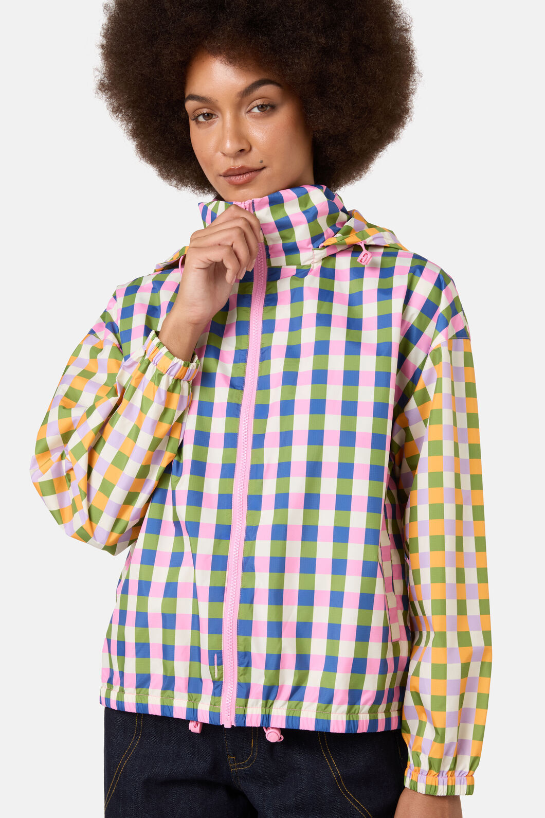 Gorman NZ - Gillian Gingham Spray Jacket - print