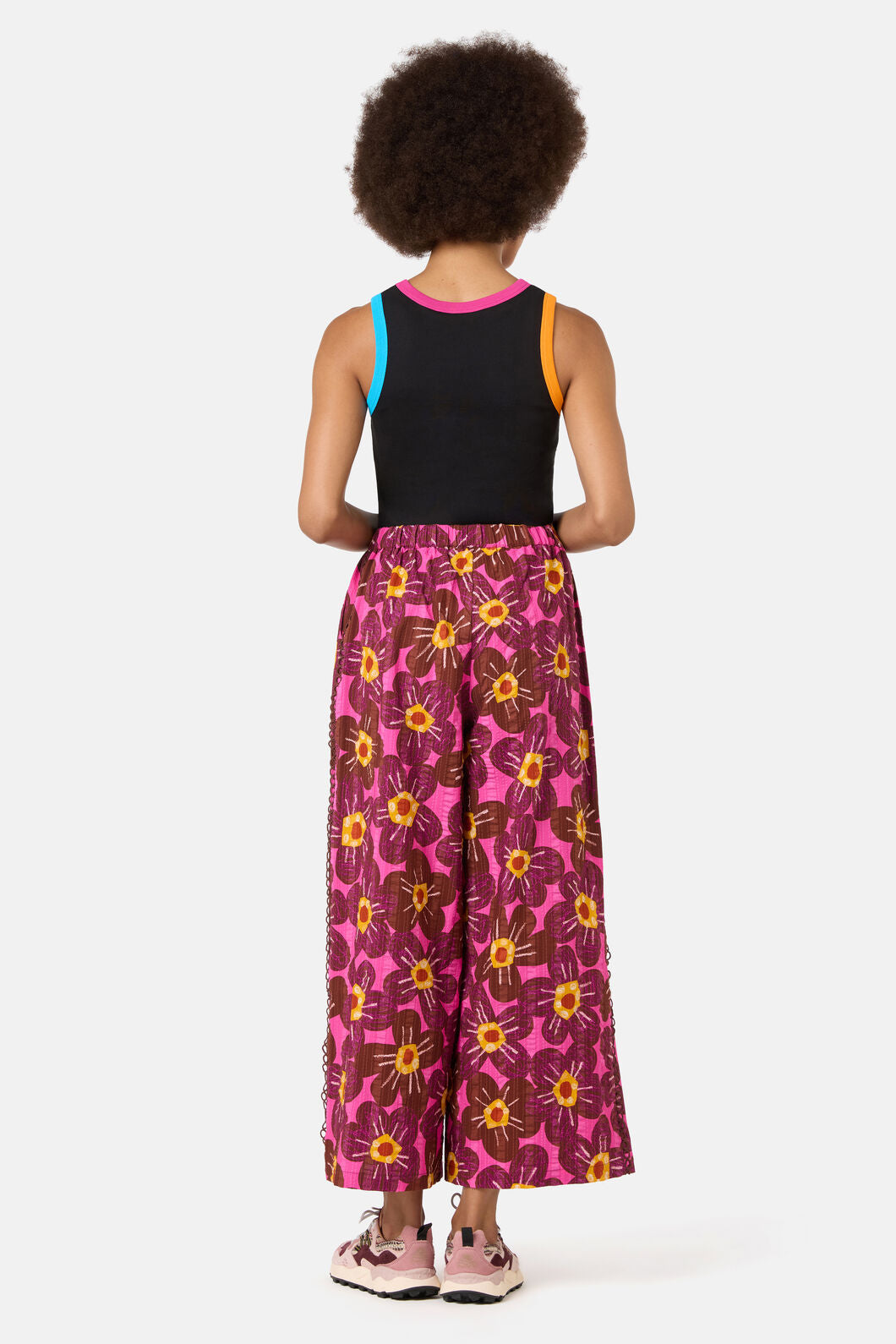 Gorman NZ - Flowerful Seersucker Pant - print