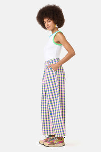Gorman NZ - Gillian Gingham Denim Culotte - print