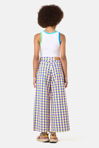 Gorman NZ - Gillian Gingham Denim Culotte - print