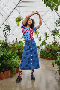 Gorman NZ - On The Dot Denim Skirt - denim