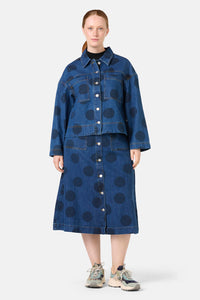 Gorman NZ - On The Dot Denim Skirt - denim