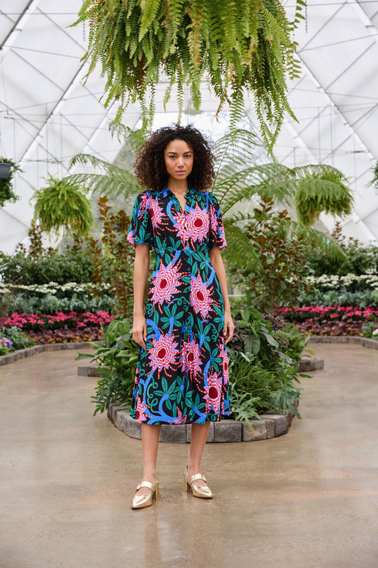 Gorman NZ - Passion Flower Shirt Dress - print
