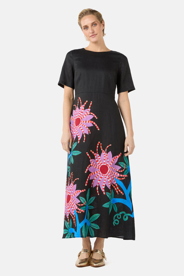 Gorman NZ - Passion Flower Long Dress - print