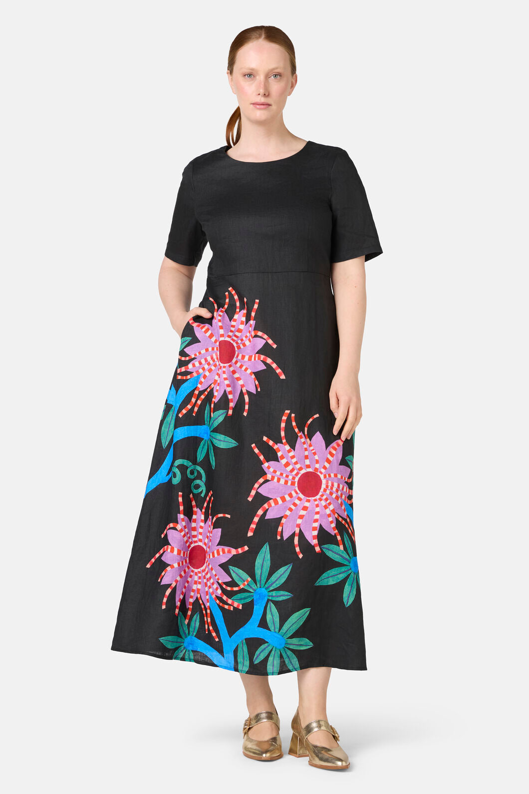 Gorman NZ - Passion Flower Long Dress - print
