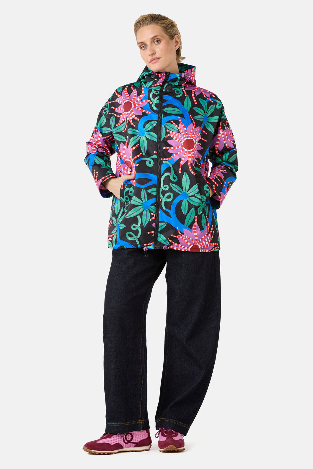Gorman NZ - Passion Flower Raincoat - print