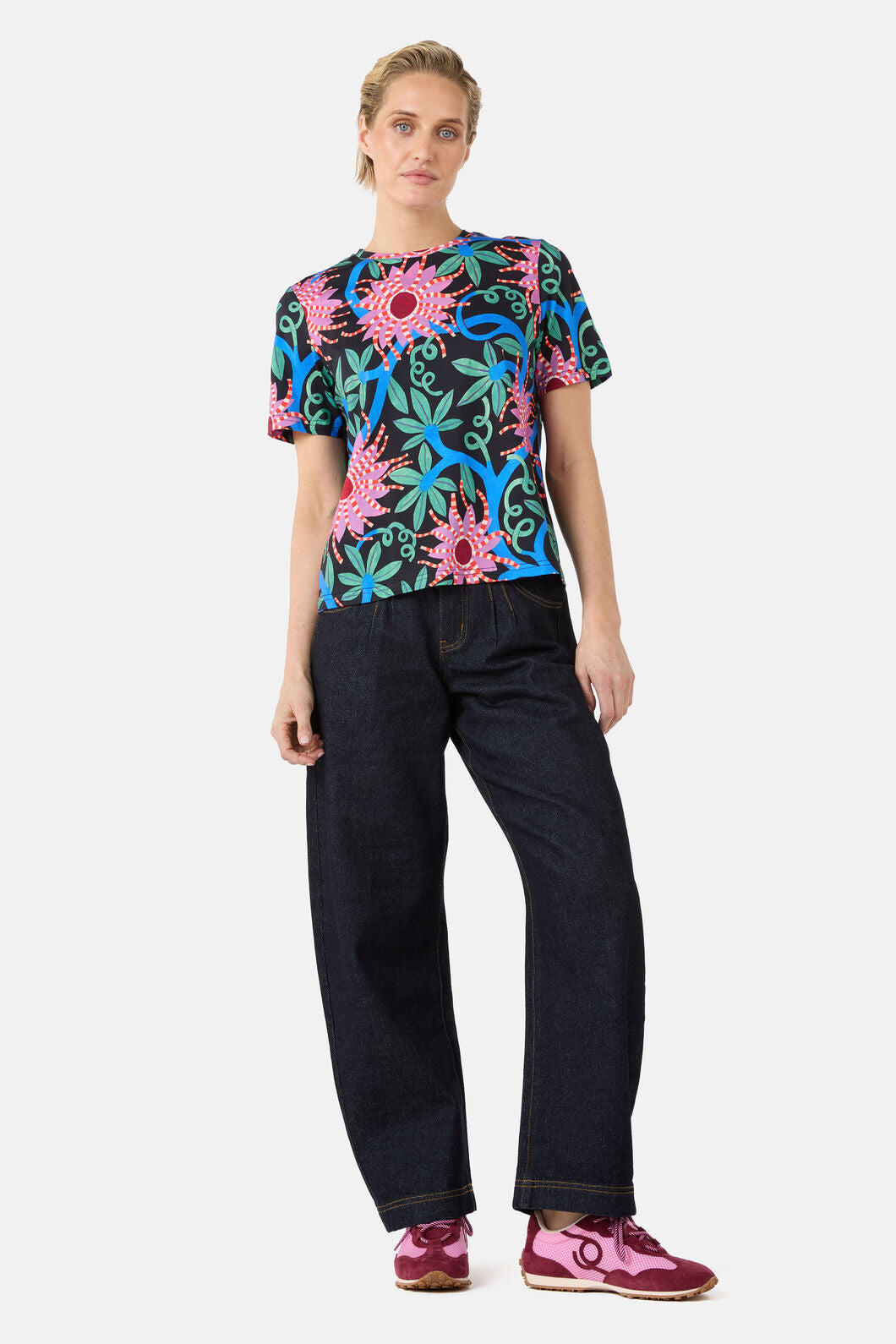 Gorman NZ - Passion Flower Classic Tee - print