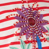Passion Flower Stripe Relaxed Tee