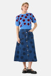 Gorman NZ - On The Dot Knit Top - blue