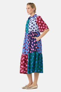 Gorman NZ - On The Dot Spliced Dress - print