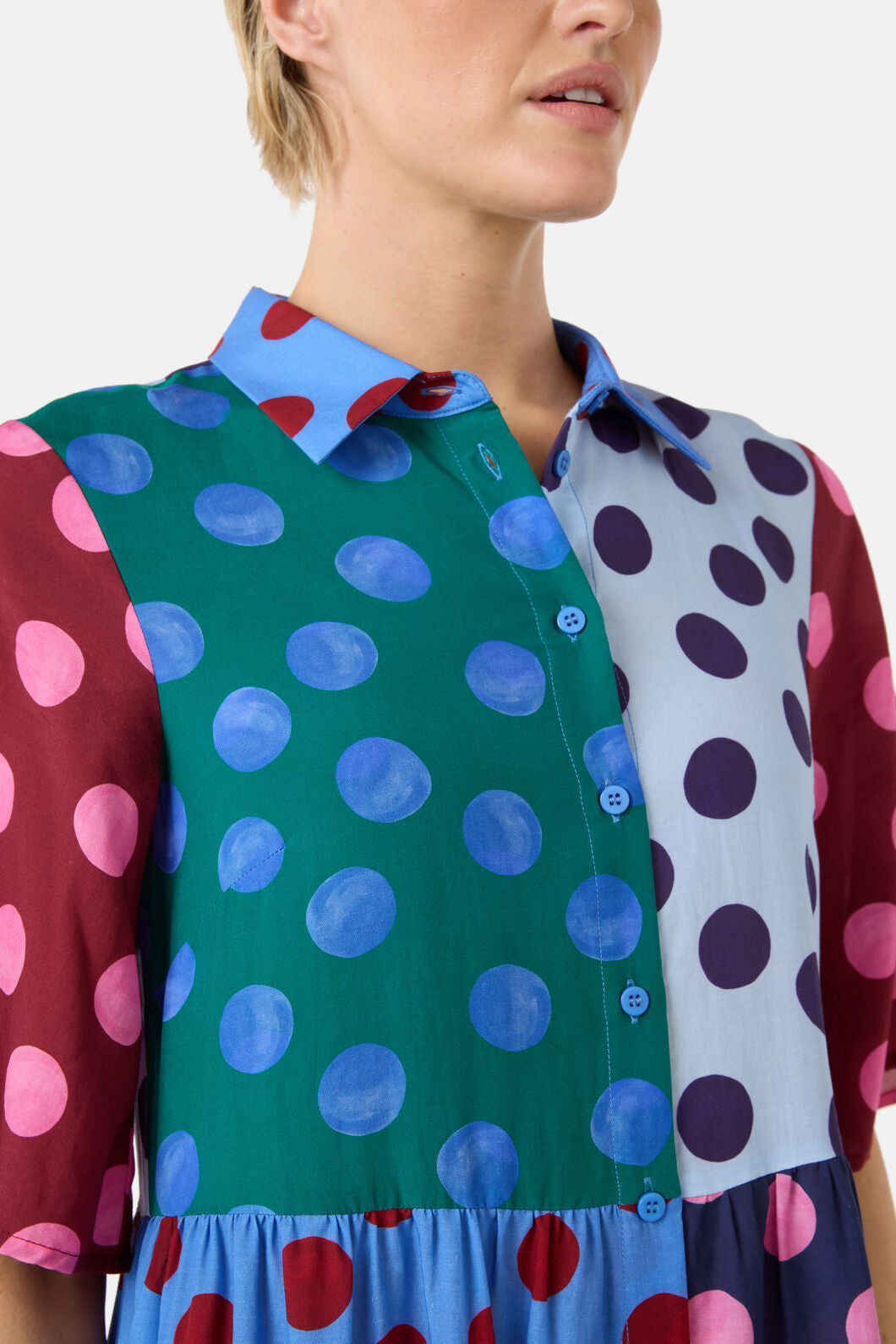 Gorman NZ - On The Dot Spliced Dress - print