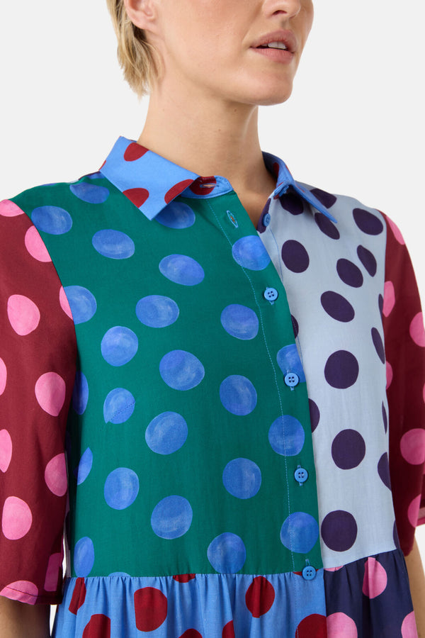 Gorman NZ - On The Dot Spliced Dress - print