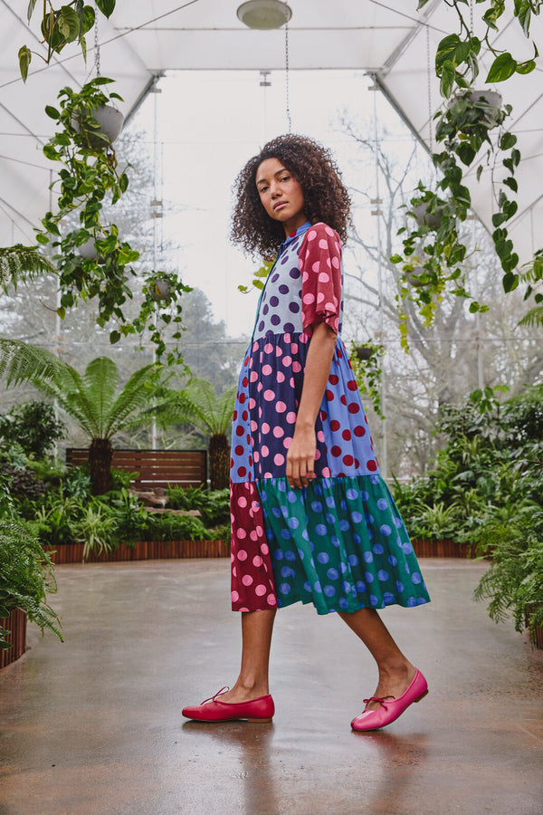 Gorman NZ - On The Dot Spliced Dress - print