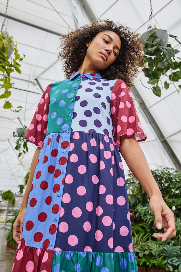 Gorman NZ - On The Dot Spliced Dress - print