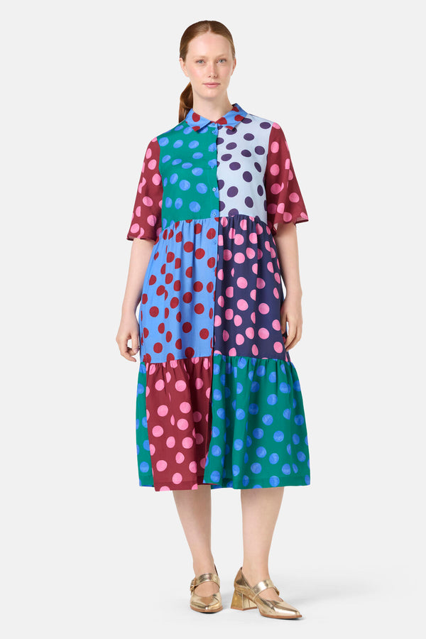Gorman NZ - On The Dot Spliced Dress - print