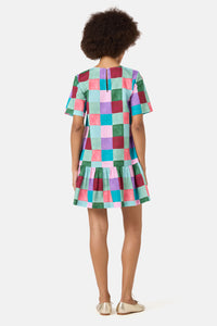 Gorman NZ - Sunspill Check Ruffle Dress - print