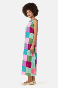 Gorman NZ - Sunspill Check Party Dress - print