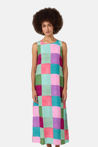 Gorman NZ - Sunspill Check Party Dress - print