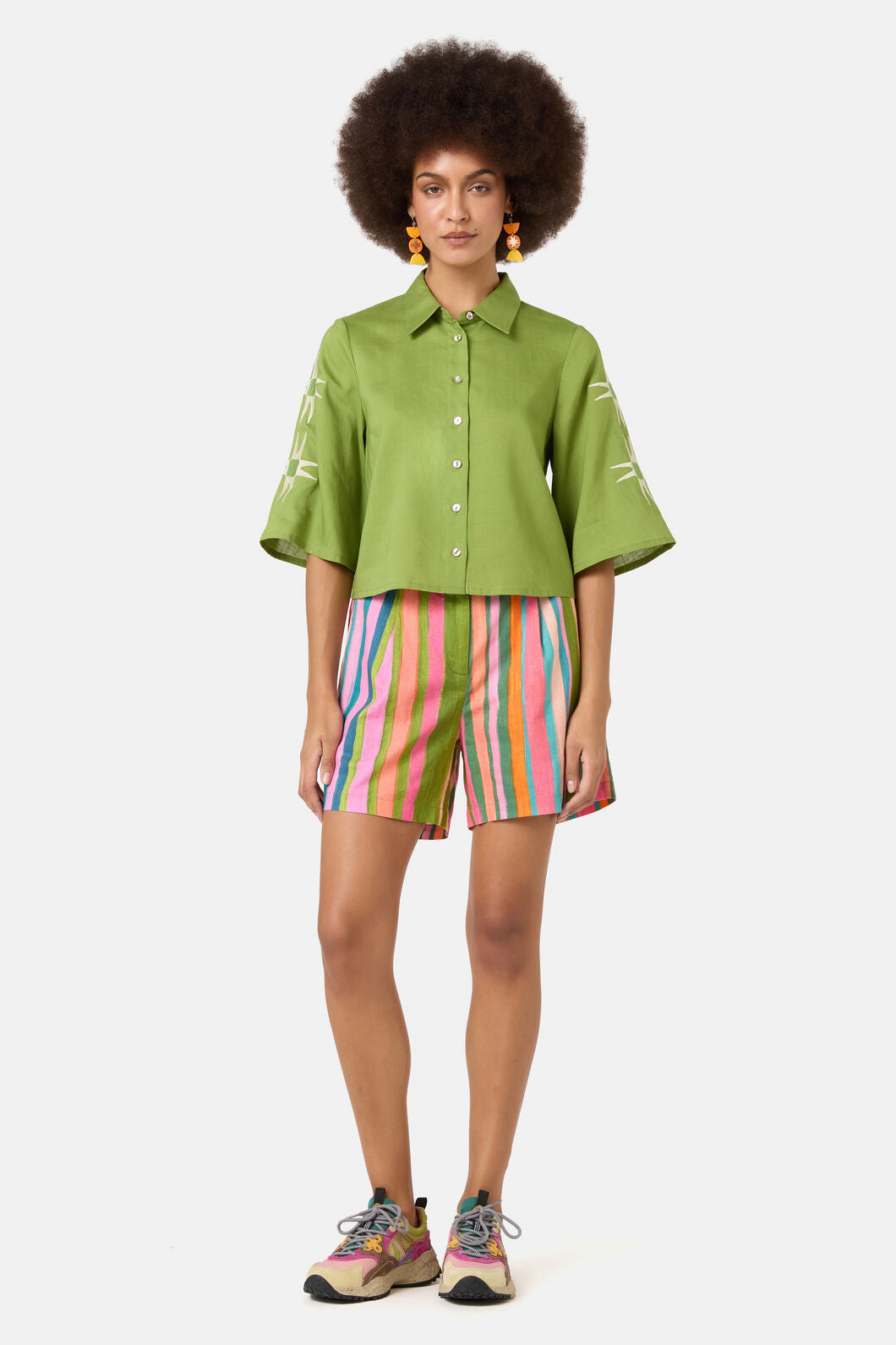Gorman NZ - Sunspill Embroidered Shirt - green