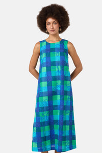 Gorman NZ - Petal Patch Check Midi Dress - check