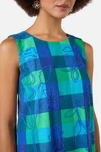 Gorman NZ - Petal Patch Check Midi Dress - check
