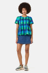 Gorman NZ - Petal Patch Check Top - check
