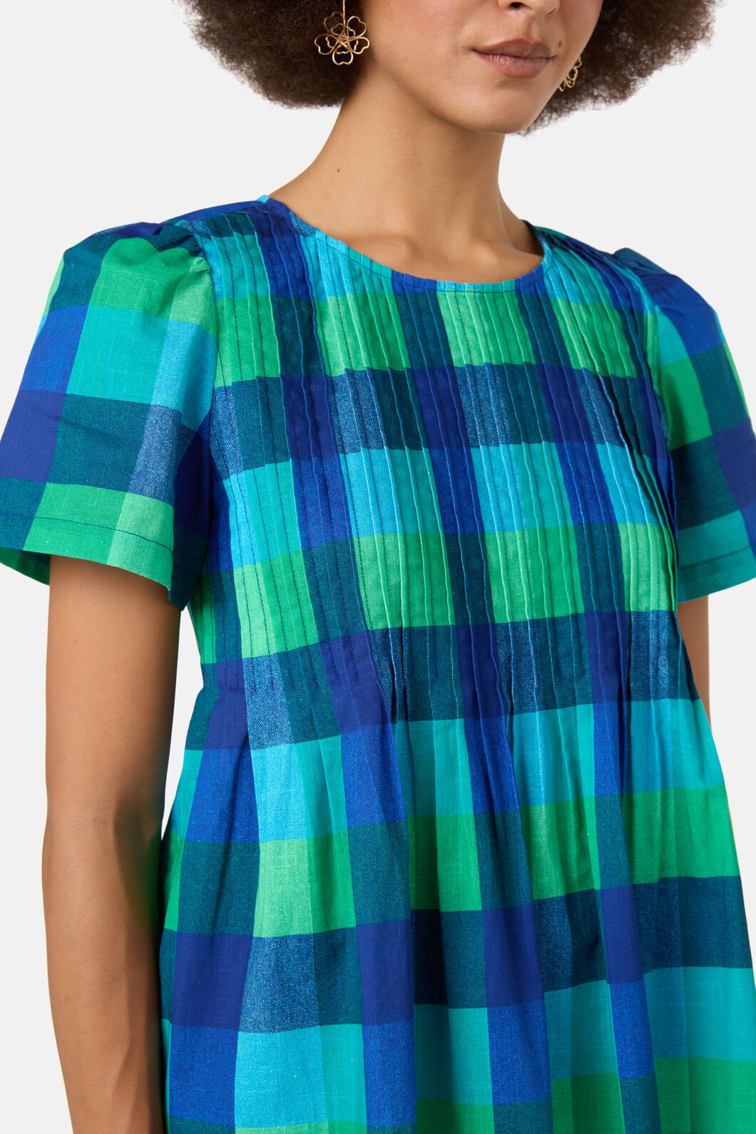 Gorman NZ - Petal Patch Check Top - check