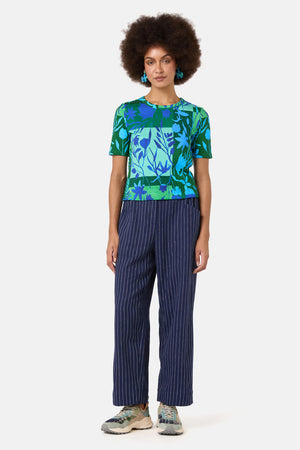 Gorman NZ - Petal Patch Rib Tee - print
