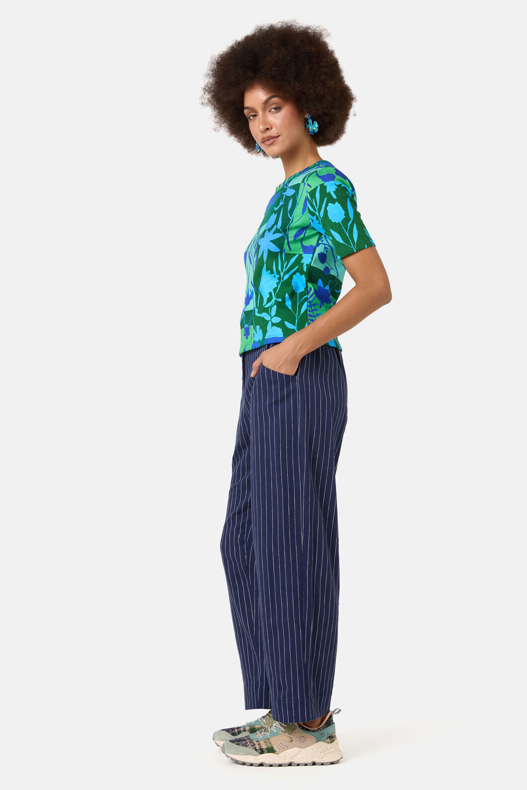 Gorman NZ - Petal Patch Rib Tee - print