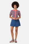 Gorman NZ - Study In Stripes Knit Polo Top - stripe
