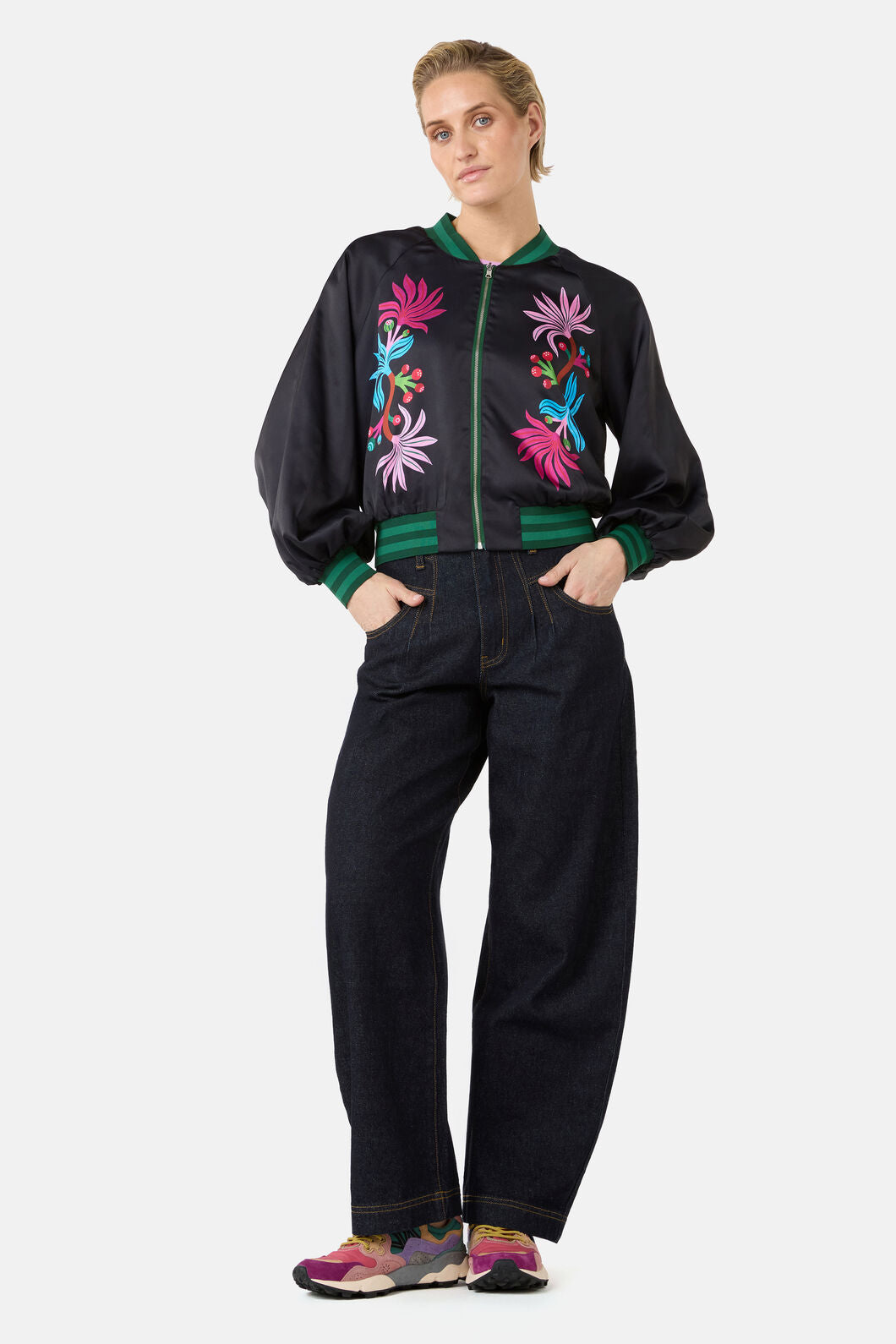 Gorman NZ - Wild Garden Bomber Jacket - print