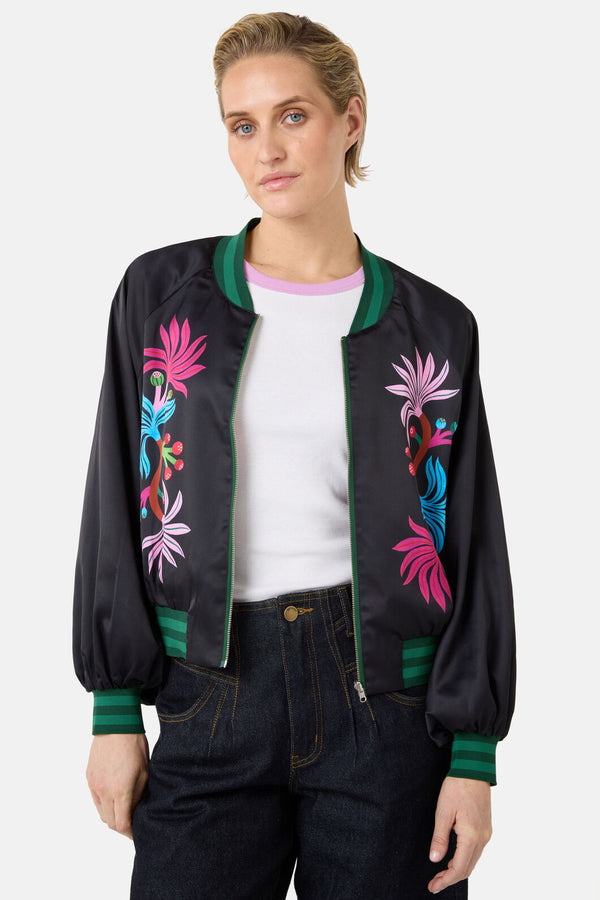 Gorman NZ - Wild Garden Bomber Jacket - print