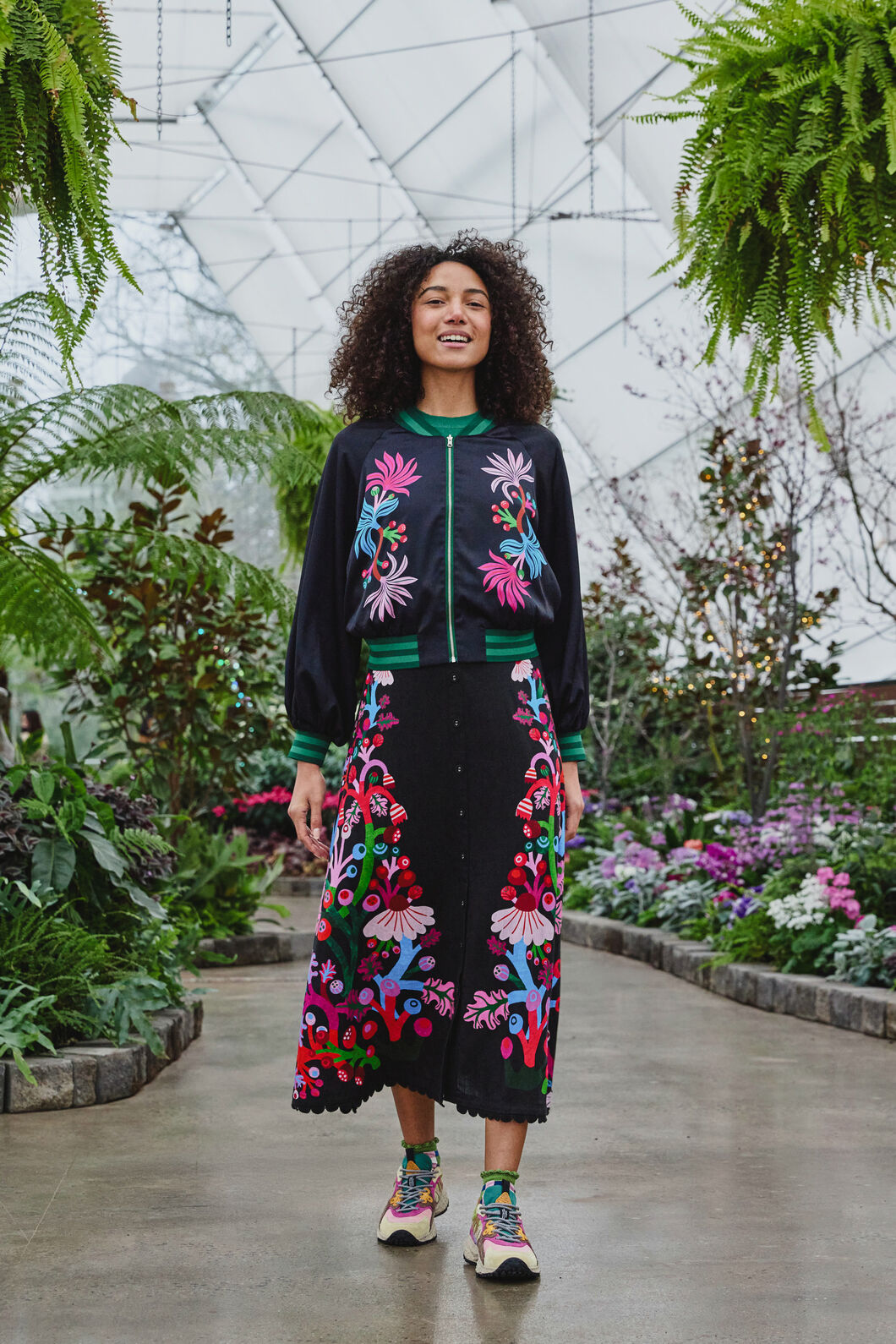 Gorman NZ - Wild Garden Midi Skirt - print