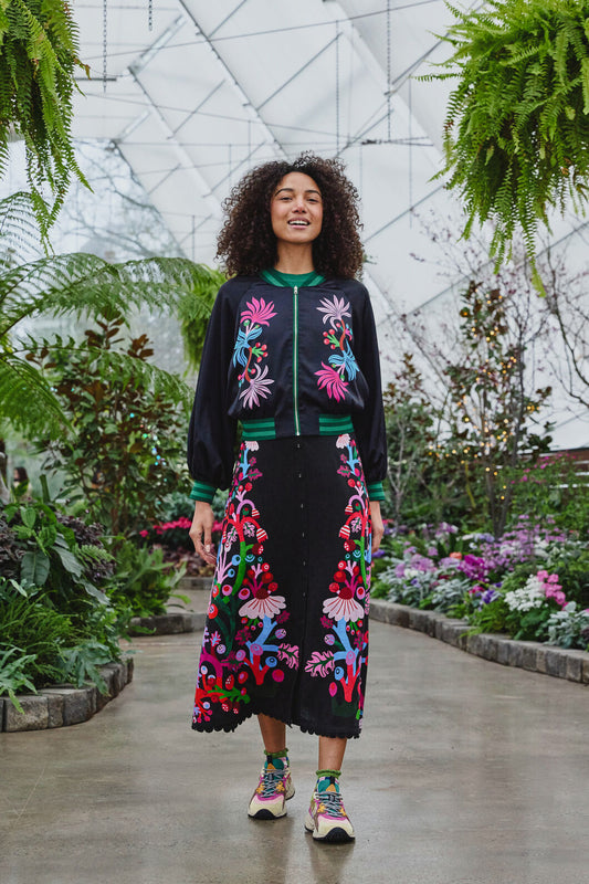 Gorman NZ - Wild Garden Midi Skirt - print